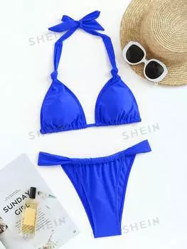 Купальник женский, синий