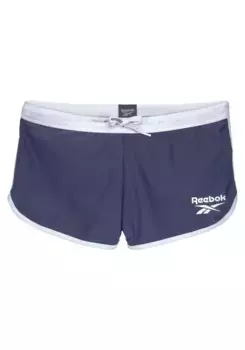 Купальные брюки Reebok "SEANN", с надписью-логотипом, цвет морской волны
