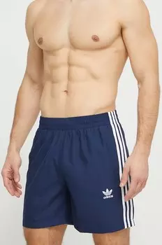 Купальные шорты 3-Stripes Adidas Originals, темно-синий