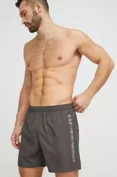 Купальные шорты EA7 Emporio Armani, серый