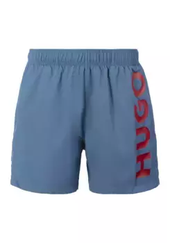Купальные шорты HUGO Underwear "ABAS" с логотипом HUGO, синий