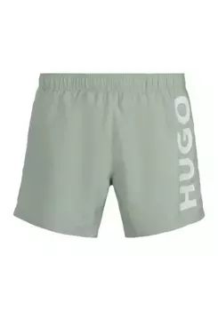 Купальные шорты HUGO Underwear "ABAS" с логотипом HUGO, зеленый