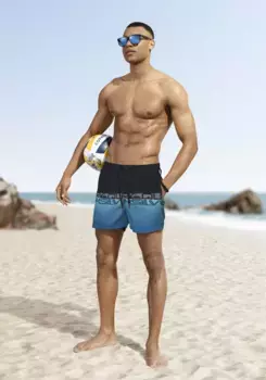 Купальные шорты Quiksilver "QUIK WB VOLLEY 15", черный