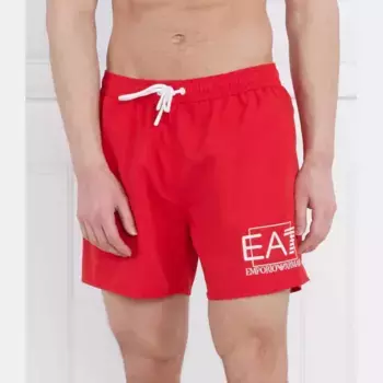Купальные шорты стандартного кроя Ea7, красный