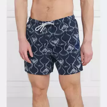 Купальные шорты стандартного кроя Emporio Armani, синий