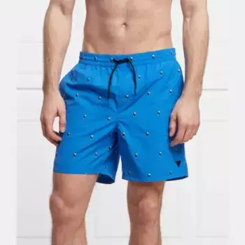 Купальные шорты стандартного кроя Guess, синий