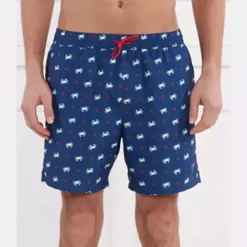 Купальные шорты стандартного кроя Guess, синий
