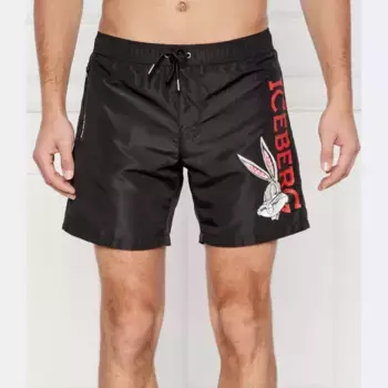 Купальные шорты стандартного кроя Iceberg, черный