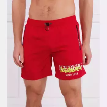 Купальные шорты стандартного кроя Iceberg, красный