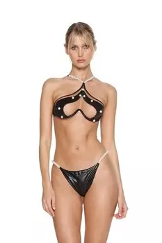 Купальные трусы SIRENA BOTTOM God Save Queens, черный