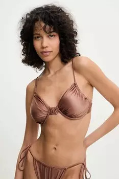 Купальный бюстгальтер Answear.Lab, коричневый