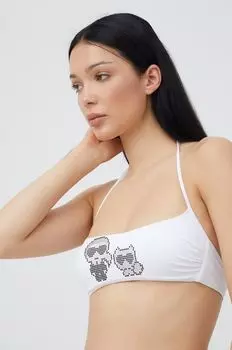 Купальный бюстгальтер KL22WTP04 Karl Lagerfeld, белый
