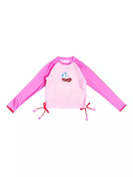 Купальный комплект с мотивом «Вишня» SOLISWIM KIDS, розовый