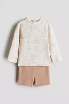 Купальный комплект UPF 50 H&M, мультиколор