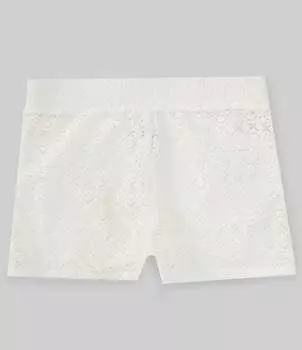 Купальный костюм Angel Beach для больших девочек 7–16 лет, вязаные крючком шорты, белый