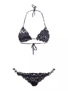 Купальный костюм F**K, мультиколор