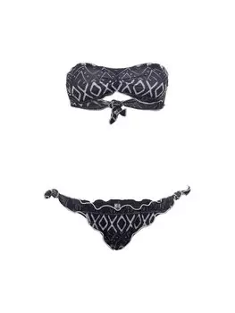 Купальный костюм F**K, мультиколор