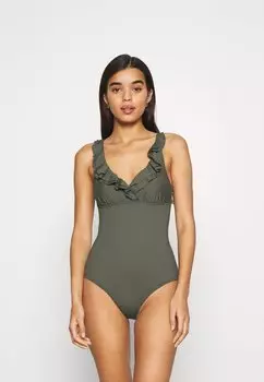 Купальный костюм LASCANA, зеленый