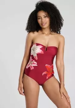 Купальный костюм U WIRE STRAPLESS South Beach, красный