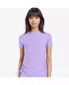 Купальный топ Adele с воротником-стойкой больших размеров Calypsa, фиолетовый