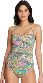 Купальный топ Bleu Rod Beattie Seriously Sunny Bandini Top, разноцветный