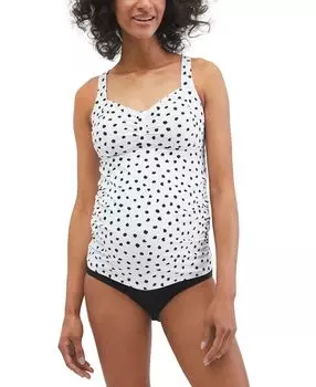 Купальный топ для беременных Beach Bump с закручивающейся передней частью UPF 50+ Motherhood Maternity