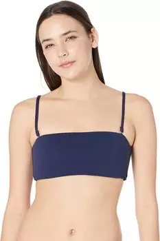 Купальный топ Eberjey Pique Summer Bikini Top, цвет Peacoat