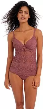 Купальный топ FREYA Sundance - Underwire Bralette Tankini Top, цвет Nutmeg
