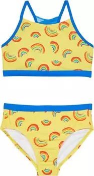 Купальный топ L.L.Bean Watersports Swim Crop Top Bikini, цвет Yellow Sun Rainbow