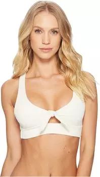 Купальный топ L*Space Ridin' High Ribbed Tara Top, цвет Cream