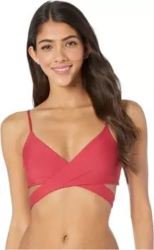 Купальный топ L*Space Sweet & Chic Chloe Wrap Top, цвет Strawberry