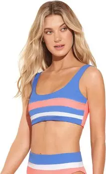 Купальный топ Maaji Coraly Izzy Sporty Bralette Top, синий