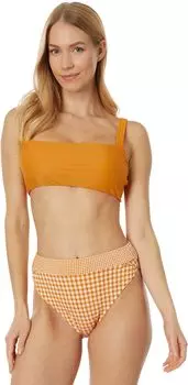 Купальный топ Madewell Hazel Scrunchy Strap Top, цвет Ochre Fresco