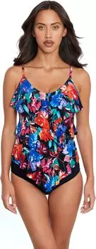 Купальный топ Magicsuit Flower Child Rita Tankini Top, цвет Black/Multi
