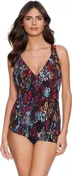 Купальный топ Magicsuit Queen Cobra Winnie Tankini Top, цвет Black/Brown