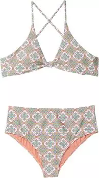 Купальный топ O'Neill Alexa Tile Knot Top Set, цвет Canyon Clay