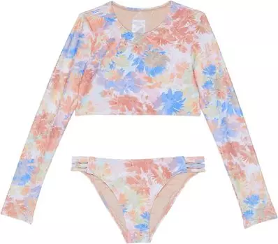 Купальный топ O'Neill Wildflowers Long Sleeve Crop Top Set, цвет Multicolored