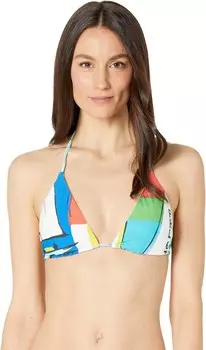 Купальный топ Polo Ralph Lauren Scenic Triangle Top, разноцветный