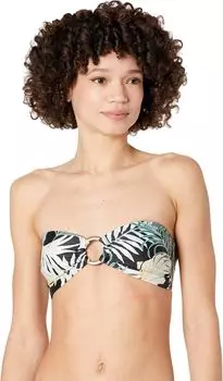 Купальный топ Rip Curl Coastal Palms Bandeau Top, черный