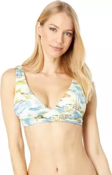 Купальный топ Rip Curl Postcards Deep V Top, цвет Multi Color