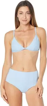 Купальный топ Rip Curl Premium Surf Banded Fixed Top, цвет Mid Blue