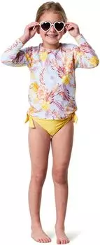 Купальный топ Snapper Rock Boho Tropical Sustainable Long Sleeve Rashguard Top, разноцветный