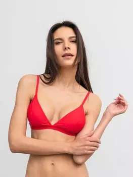 Купальный верх Brille Monika, красный