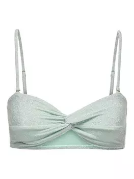 Купальный верх Only ONLMALIBU LUREX, зеленый