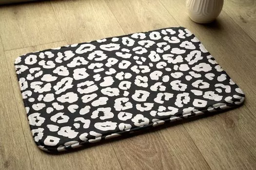 Купельная пржедложка - Koberec do koupelny - Absorpn rohoka Sprchov koberce - 90x60 см - Leopard potisk tulup