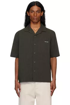 Курортная рубашка Maison Kitsun, зеленый