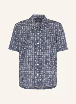 Курортная рубашка обычного кроя из льна Marc O'Polo, синий