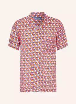 Курортная рубашка pink bubblegum x olimpia zagnoli comfort fit Arrels Barcelona, оранжевый