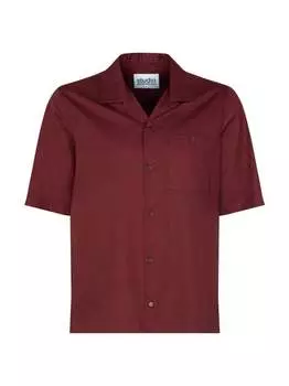 Курортная рубашка стандартного размера с коротким рукавом Studio Seidensticker, красный