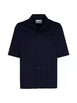 Курортная рубашка стандартного размера с коротким рукавом Studio Seidensticker, синий